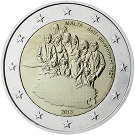 2 euro Malta 2013, Governo autonomo 1921