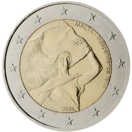 2 euro Malta 2014, Indipendenza 1964