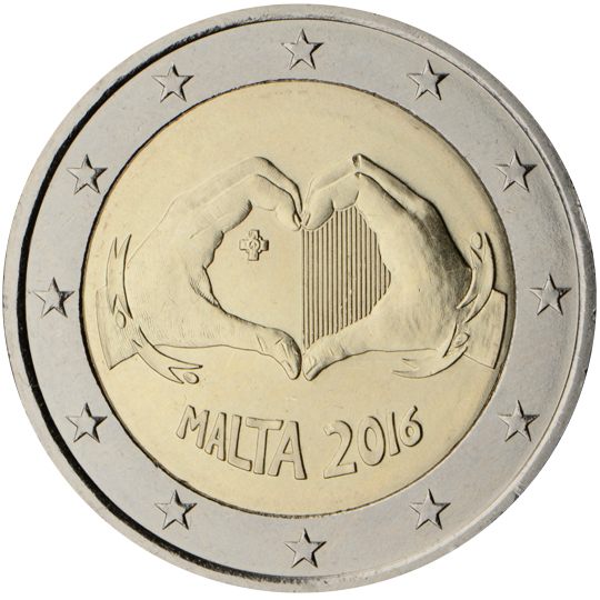 2 euro Malta 2016, Solidarietà attraverso l'amore