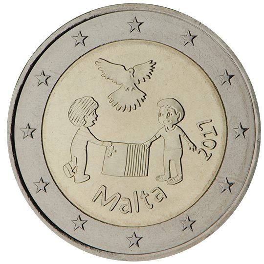 2 euro Malta 2017, La pace