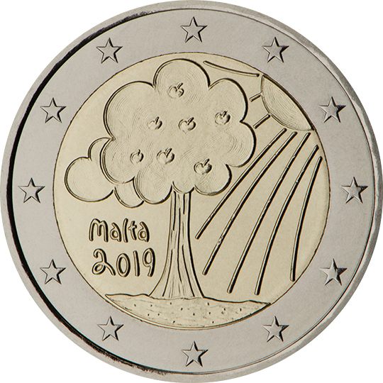 2 euro Malta 2019, Natura e ambiente