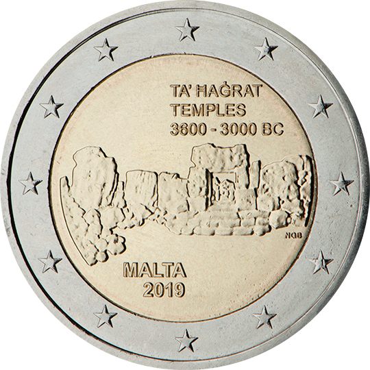 2 euro Malta 2019, Templi di Ta' Ħaġrat