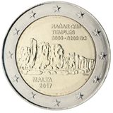 2 euro Malta 2017, Templi di Ħaġar Qim