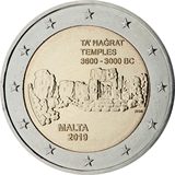 2 euro Malta 2019, Templi di Ta' Ħaġrat