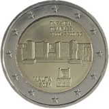 2 euro Malta 2021, Templi di Tarxien