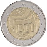 2 euro Malta 2022, Ipogeo di Ħal-Saflieni