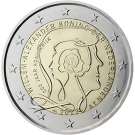 2 euro Paesi Bassi 2013, 200 anni del regno di Olanda