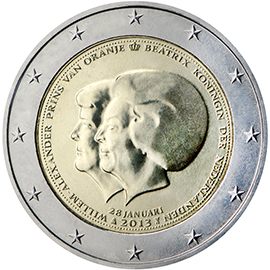 2 euro Paesi Bassi 2013, Doppio ritratto