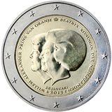 2 euro Paesi Bassi 2013, Doppio ritratto