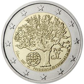 2 euro Portogallo 2007, Presidenza Unione Europea