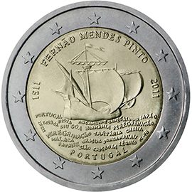 2 euro Portogallo 2011, Fernão Mendes Pinto