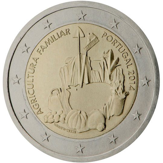 2 euro Portogallo 2014, Anno internazionale dell'agricoltura familiare