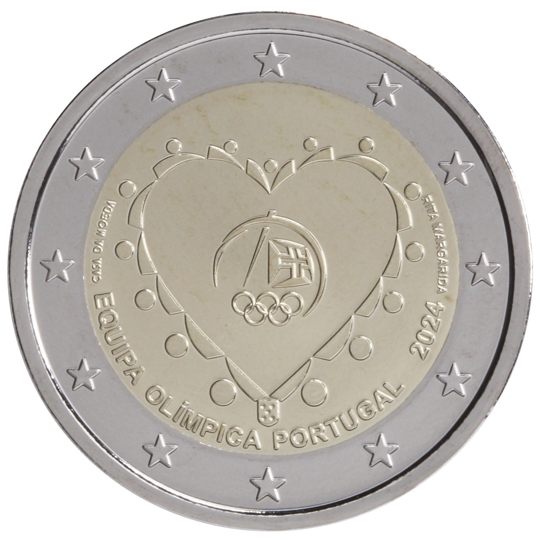 2 euro Portogallo 2024, Partecipazione ai giochi di Parigi