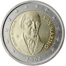2 euro San Marino 2004, Bartolomeo Borghesi
