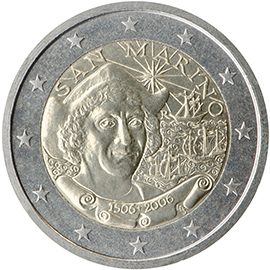 2 euro San Marino 2006, Cristoforo Colombo