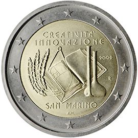 2 euro San Marino 2009, Anno Europeo della creatività e dell'innovazione