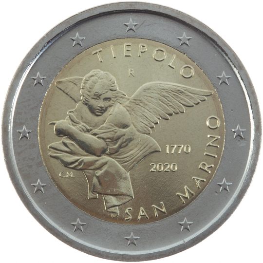 2 euro San Marino 2020, 250° anniv. morte Giambattista Tiepolo