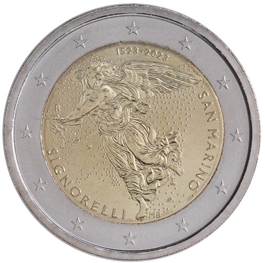 2 euro San Marino 2023, 500° anniv. morte Luca Signorelli