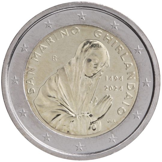 2 euro San Marino 2024, 530° anniv. morte Ghirlandaio