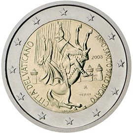 2 euro Vaticano 2008, Anno di S. Paolo
