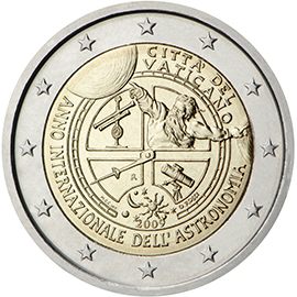 2 euro Vaticano 2009, Anno internazionale dell'astronomia