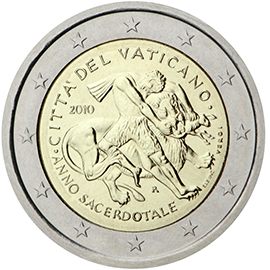 2 euro Vaticano 2010, Anno sacerdotale