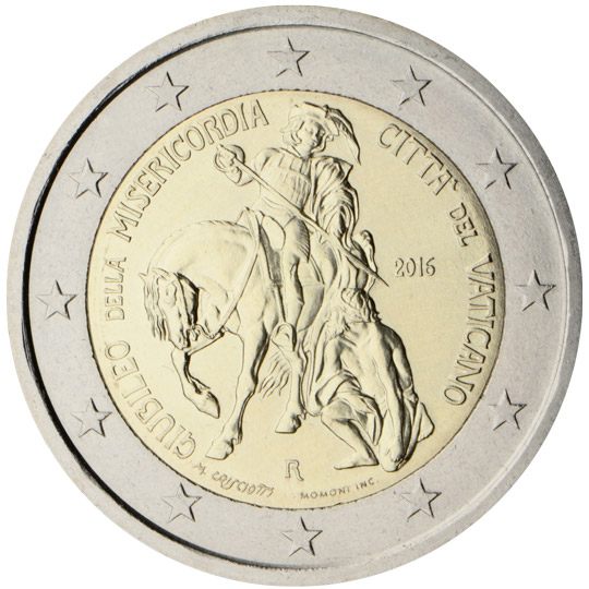 2 euro Vaticano 2016, Giubileo della misericordia