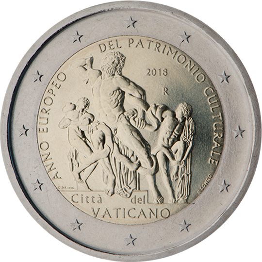 2 euro Vaticano 2018, Anno europeo patrimonio culturale