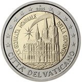 2 euro Vaticano 2005, XX Giornata mondiale della gioventù
