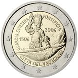2 euro Vaticano 2006, V° centenario Guardia Svizzera