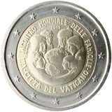 2 euro Vaticano 2015, VIII incontro mondiale delle famiglie