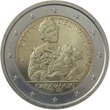 2 euro Vaticano 2021, 450° anniv. nascita Caravaggio