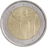 2 euro Vaticano 2022, 125° anniv. nascita Papa Paolo VI