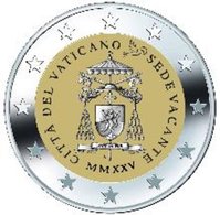2 euro Vaticano 2025, Sede vacante MMXXV